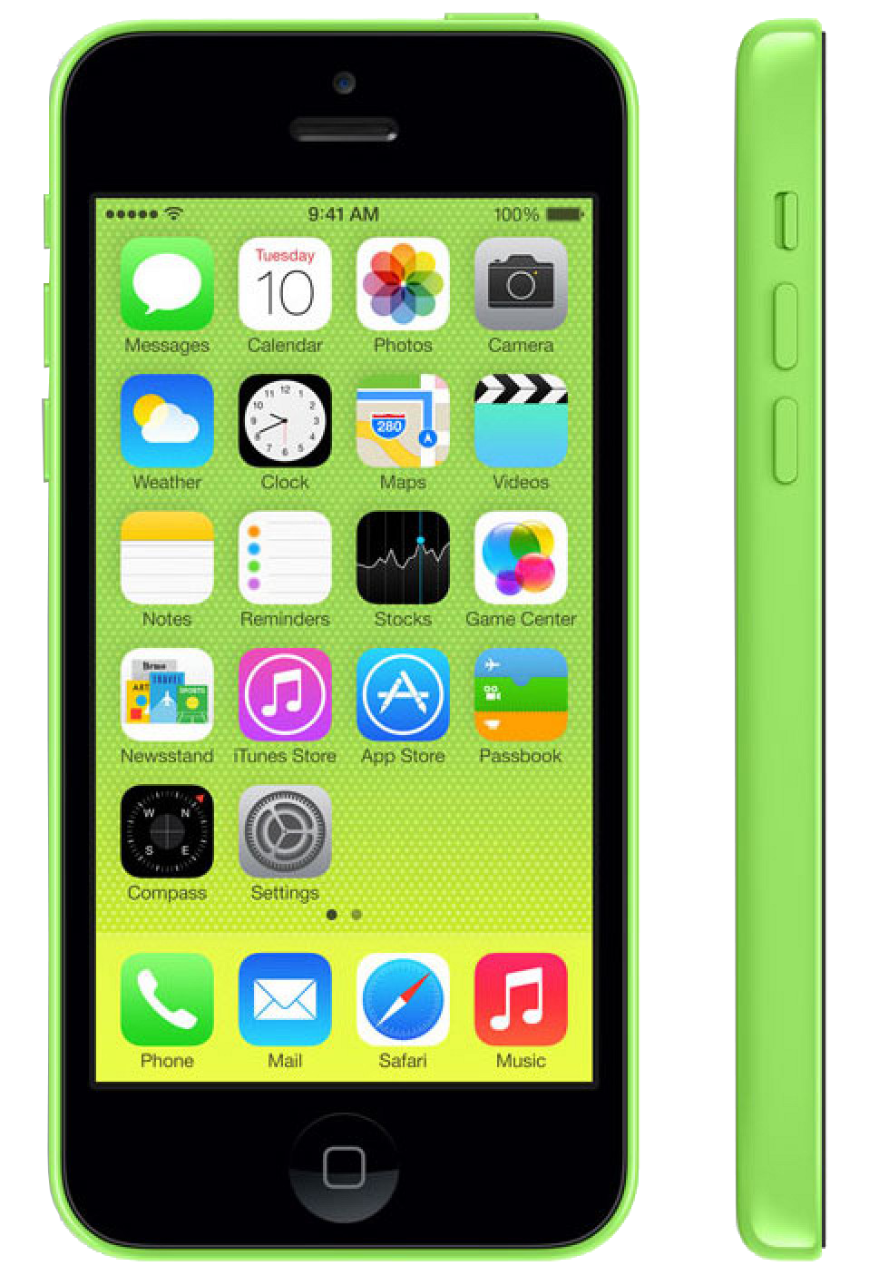 Used iPhone 5c - Green 8GB - C Grade - Cellect Mobile AU